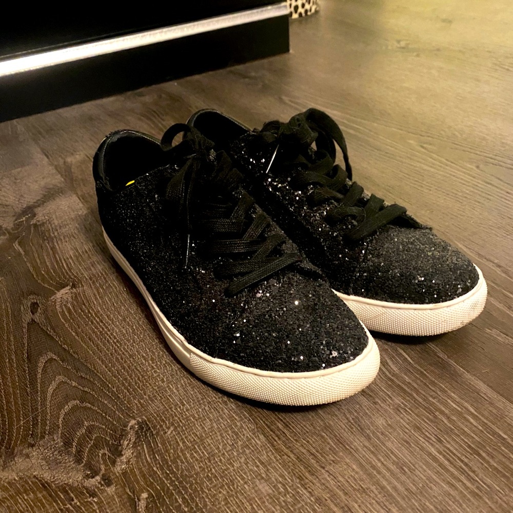 Black Sparkle Sneakers